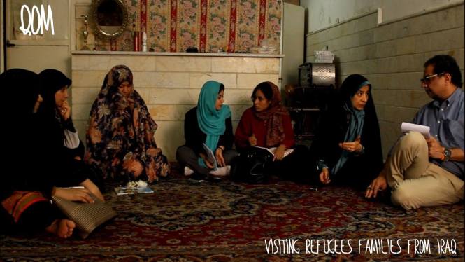 Visiting refugees Women Sense Tour WST