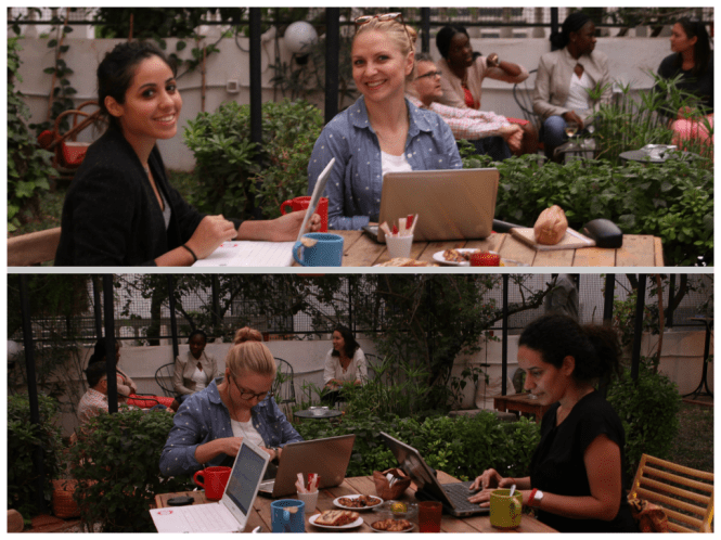 Après-midi travail à la Villa WST Women senseTour